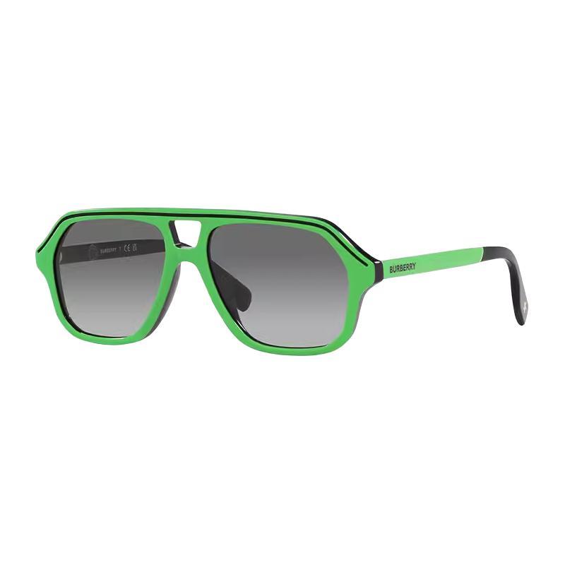 Burberry Temple Logo Aviator Sunglasses Kids Green