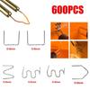 600PCS Steel Staple Car Bumper Fender Welder Stapler Plastic Welding Repair Kit