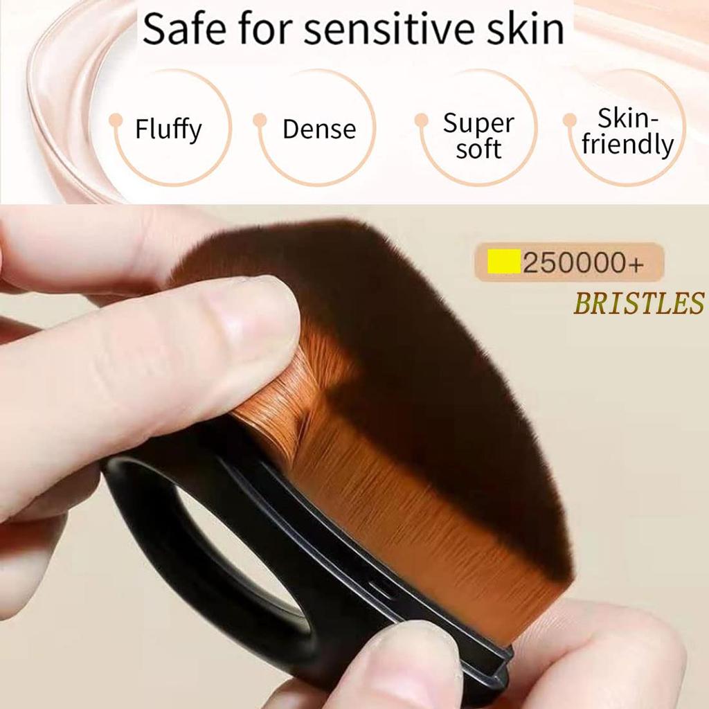 Foundation Makeup Brush,FRX Flat Top Foundation Brush,Face Brush Multifunctional for Blending Liquid Cream or Flawless Powder