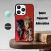 Animal Cover Tiger Lion Phone Case  For iPhone 17,16,15,14,13,12,11,Pro,Max,Plus,Mini,Magsafe,Magnetic Wireless Charging Case