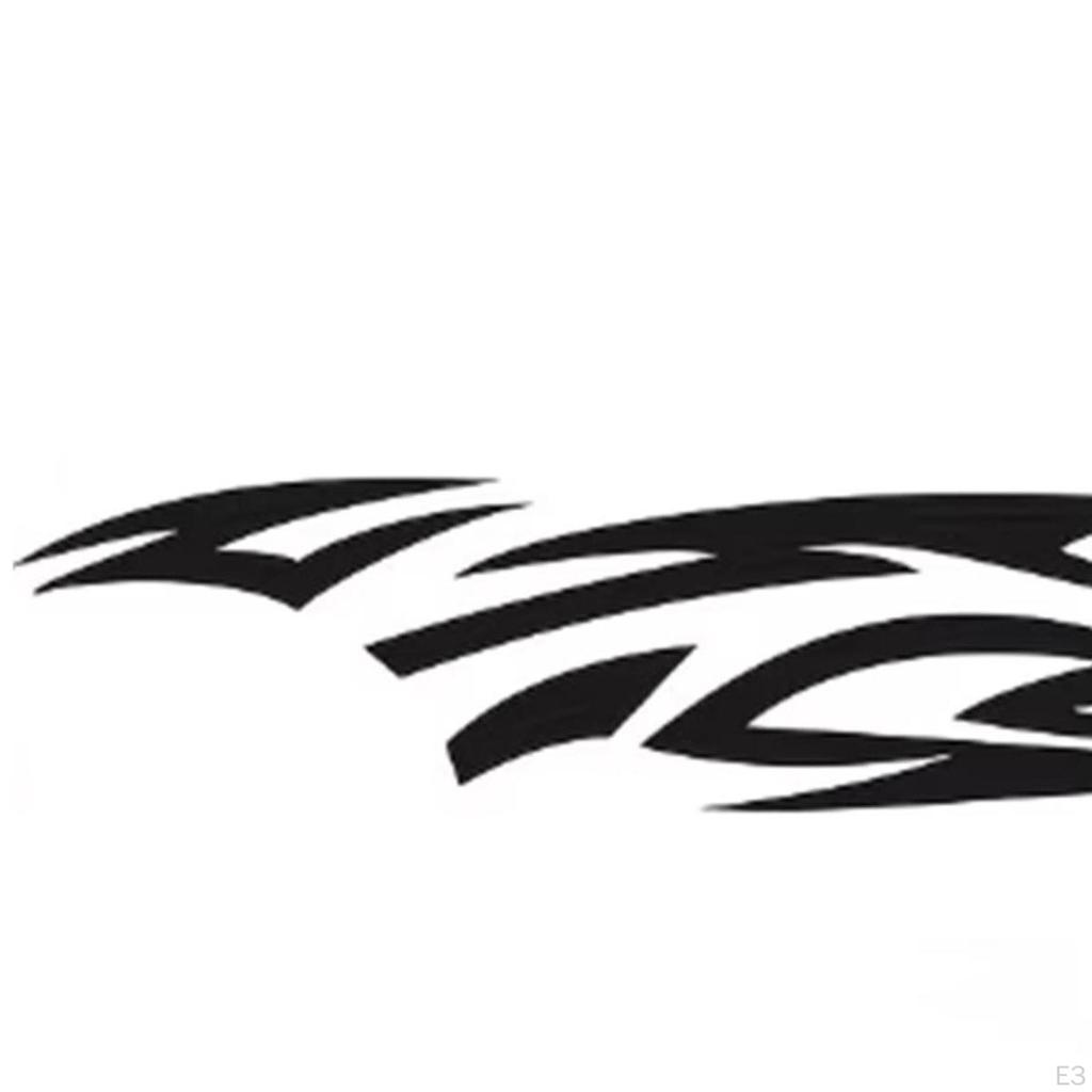 2 Pieces Car Stickers Decals Hood Stylish Accessories Easy to Install Decor for
