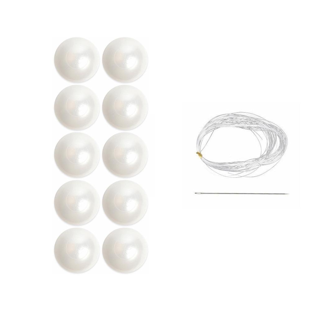 

Romantic Pearl Wreath Decoration Wedding Pearl Beads Hanging Pearl String Ornament Wedding 5.5cm 10pcs