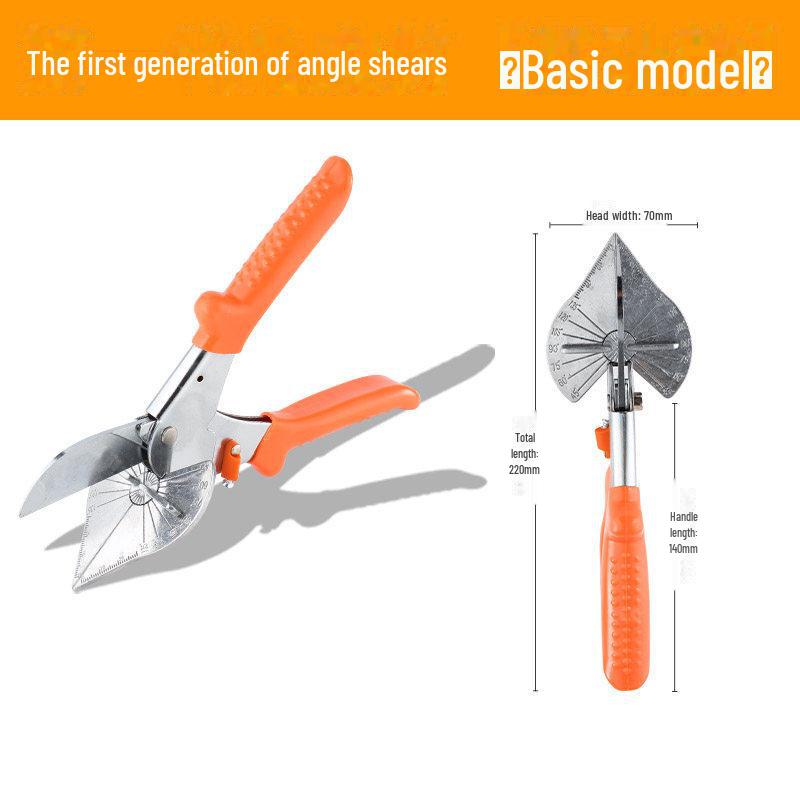 

Багатофункціональні ножиці з кутом 45 градусів та складані плоскогубці для електриків з кутом 90 градусів для обробки деревини та обробки кромок