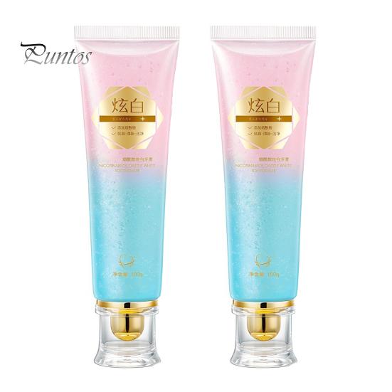 1/2/3Pcs 100G Nicotinamide Whitening Toothpaste Freshening Breath Stain Removal Oral Health Enamel Protection Teeth Cleaning Brightening Toothpaste