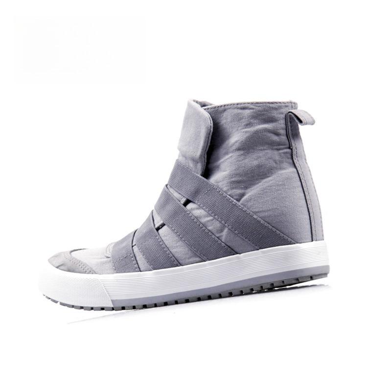 High Quality Mens Shoes 2026 New Korean Version High-top Boots Slip-on Canvas white Shoes for Men Casual Sports Shoes Breathable