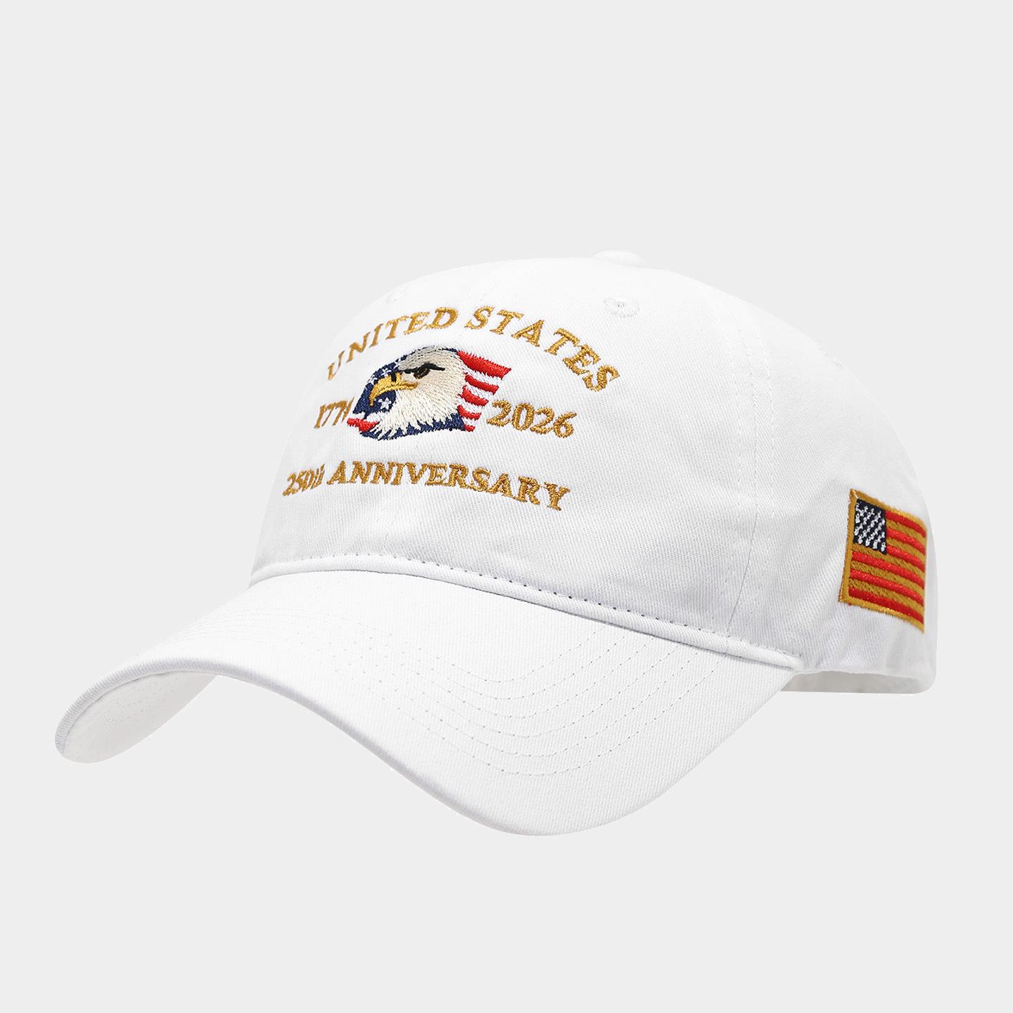 250th Anniversary Eagle & Liberty Commemorative Hat - Cross-Border US Embroidered Baseball Cap