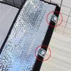 AC Covers for Outside Outside Magnetic Split Air Conditioner Protection Waterproof UV Protection Sun Shade Heat-Insulated Rain