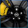 4 Pièces 56MM Cache-Moyeux de Roue de Voiture Cache-Jantes Cache Emblème Pour Opel Astra C G H Insignia J K Zafira B Corsa Vectra C Corsa C