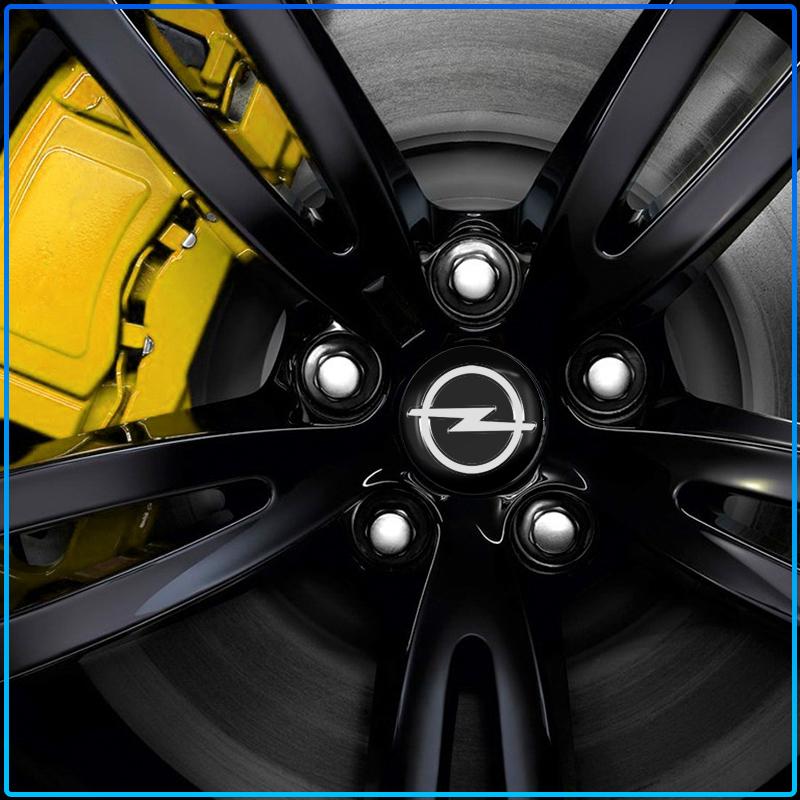 4 Pièces 56MM Cache-Moyeux de Roue de Voiture Cache-Jantes Cache Emblème Pour Opel Astra C G H Insignia J K Zafira B Corsa Vectra C Corsa C