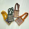 Vintage Retro Check Mini Tote Bag 5 Colors