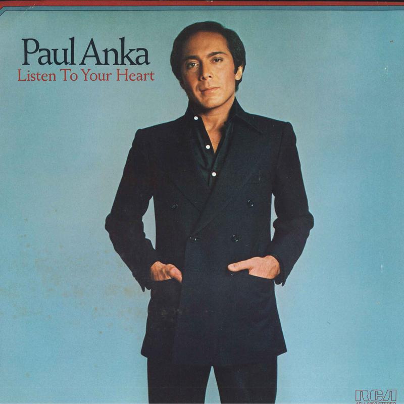 

LP Record PAUL ANKA - Listen To Your Heart AFL12892 RCA 1978 US Pop Used