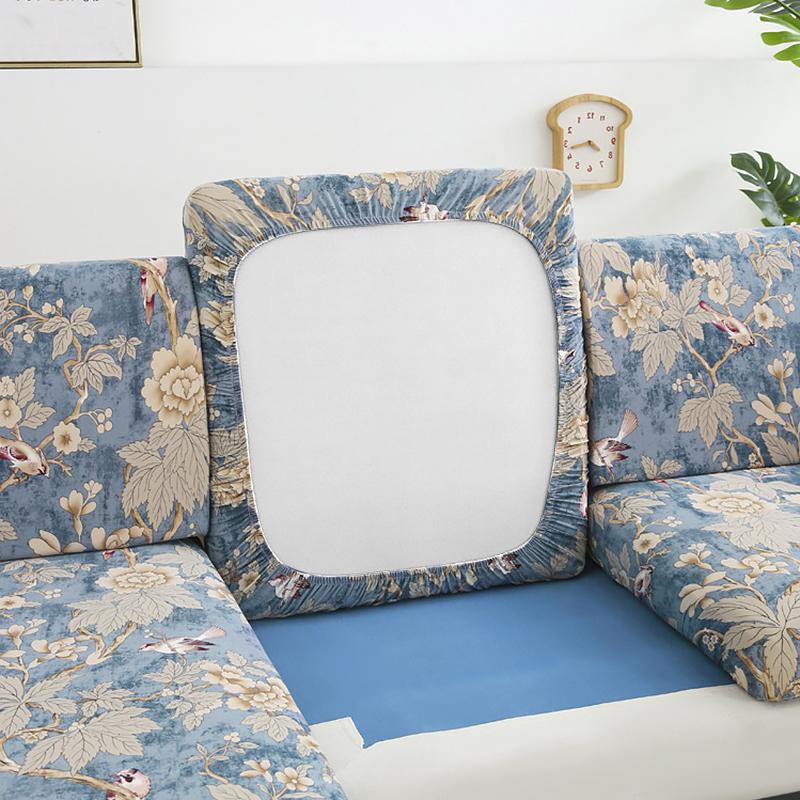 Newest Floral Sofa Seat Cushion Cover Non-Slip Chair Cover Stretch Sofa Cover For Living Room Replacement For Individual Cushion