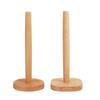 Wooden Toilet Roll Holder Dining Room Tissue Vertical Stand Accessories Paper Towel Holder  Kitchen