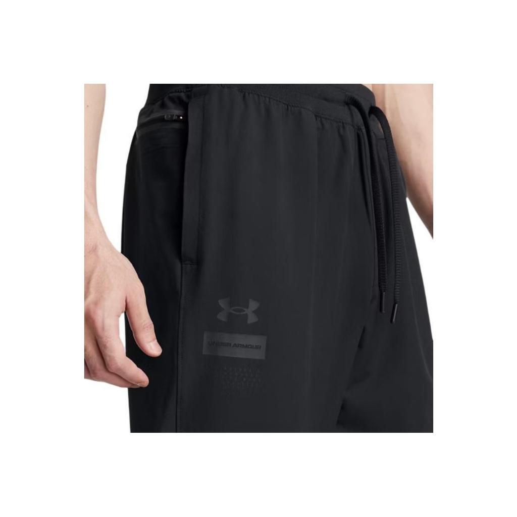 Under Armour Sportstyle Comfortable Breathable Sports Casual Pants Men Bottoms Black 1388017-001