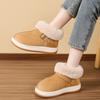 Cross-border foreign trade wholesale big hair mouth home cotton shoes autumn and winter couple bag heel thick-soled non-slip outer cotton slippers