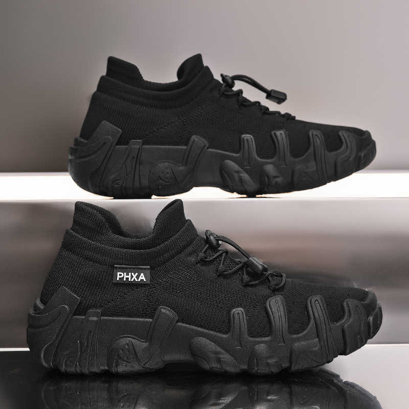 Natural Leather Thick-heeled Travel Size Flats Men's Summer Shoes Moccasins Sneakers For Summer Men Sports Luxo