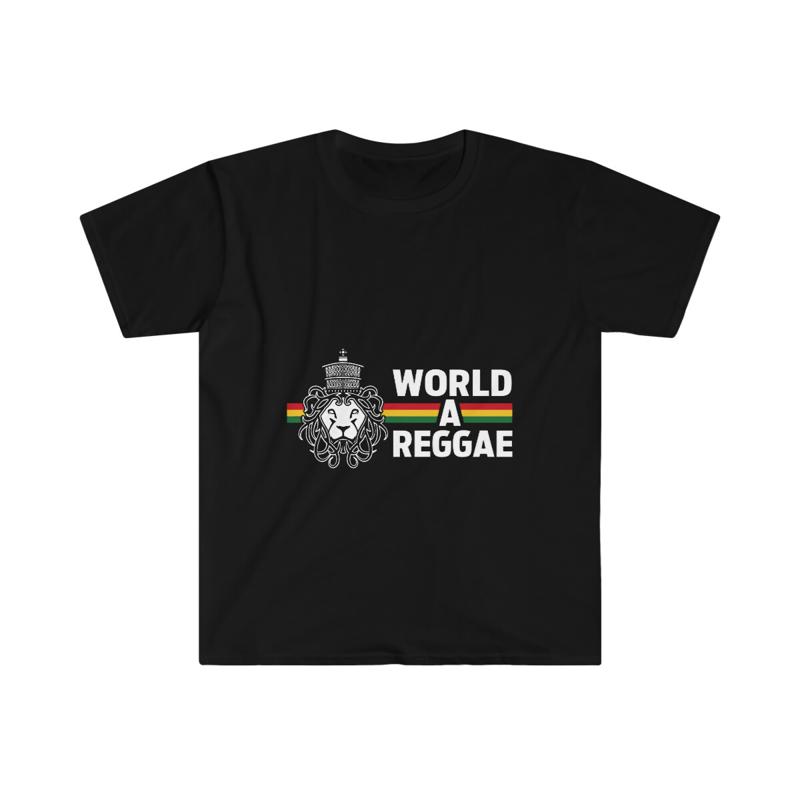 Softstyle T Shirt Rasta Reggae Lion Judah Marley Music World