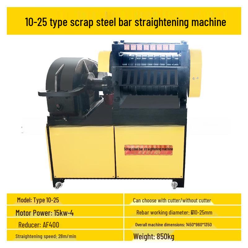 

Automatic Waste Rebar Straightening Machine CN plug (adapter included)