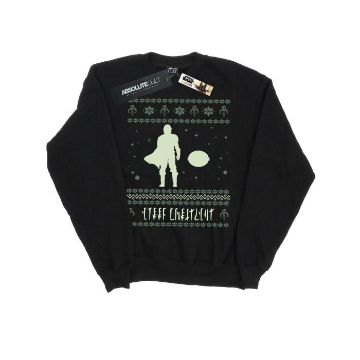 Star Wars: The Mandalorian Girls Christmas Sweatshirt
