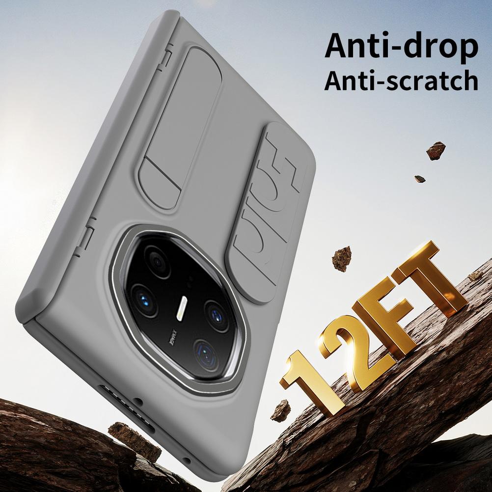 Multifunctional Kicktand Wrist Strap Folding Tempered Glass Protective Film Case For Huawei Mate X6 Mate X5 X3 Protect Cover