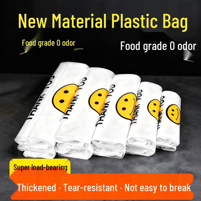 Xiekai Smiling Face Plastic Shopping Bags