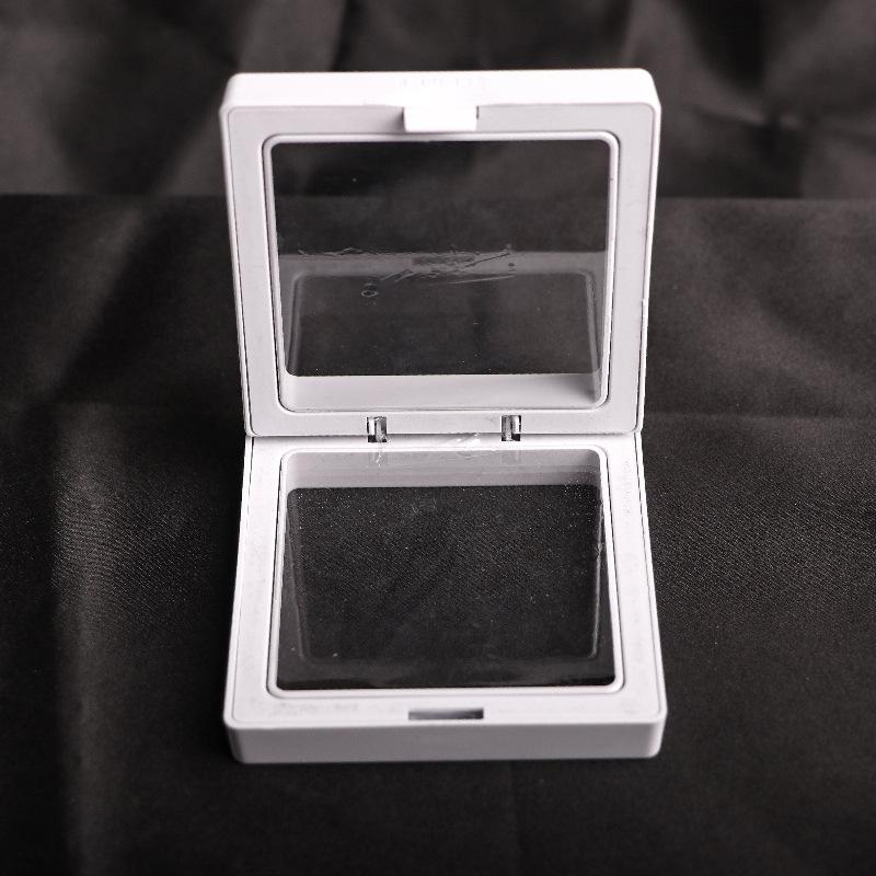 PE film suspension box packaging jewelry rack bracelet acrylic transparent display stand plastic storage brooch box Snho4 small size box red