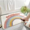 Bathroom absorbent floor mat thickened foot mat household toilet door non-slip mat imitation cashmere winter bathroom carpet