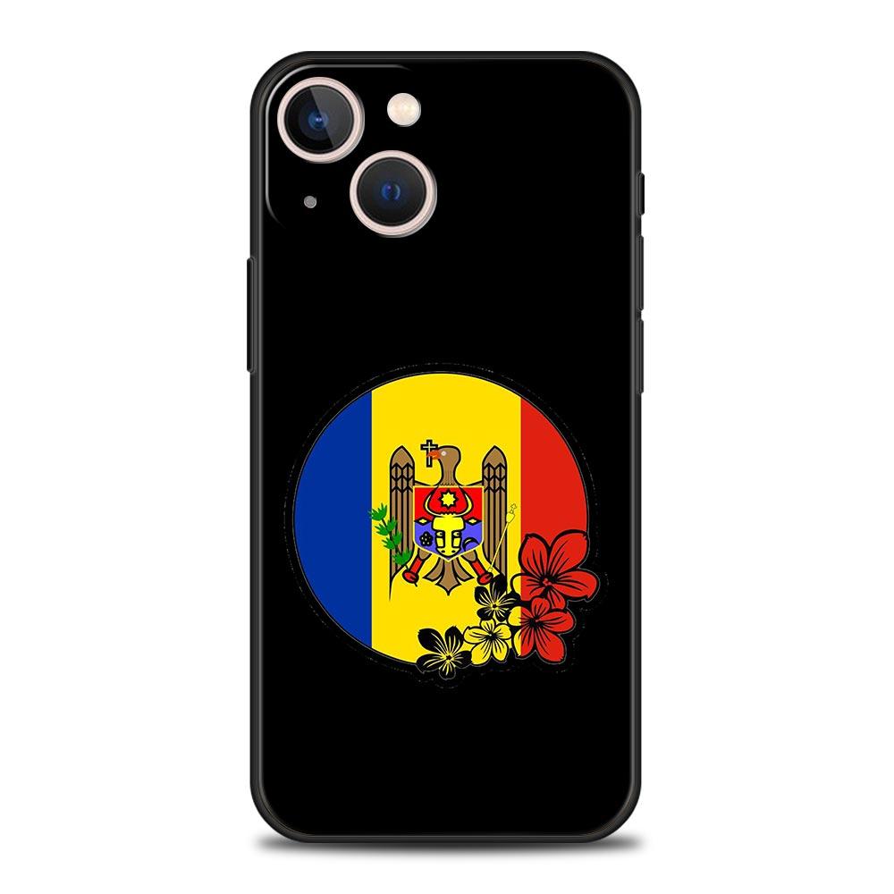 Moldova flag Phone Case For iPhone 16e 15 14 13 12 11 Pro Max XS X XR SE 7 8 Plus Shell iPhone 16 Soft TPU Cover