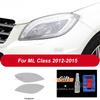 For Mercedes Benz ML Class W166 2012-2015 ML320 ML350 63 Accessories Car Headlight Protective Film Transparent Black TPU Sticker