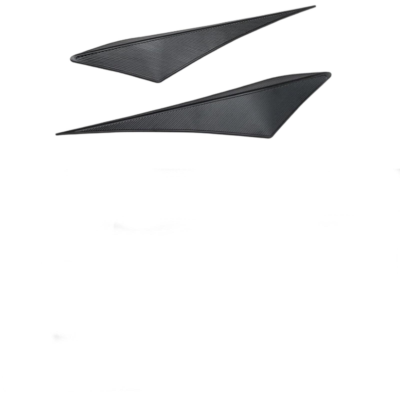 

Reliable-Car Front Headlight Eyebrow Head Light Eyelid Eyebrow Carbon Fiber Trim Compatible with Mazda 3 2014-2016 чёрный