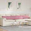 Sofa Cushions 2 Pieces Pink 200 X 40 Cm Cord Fabric