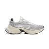 Li Ning Xingji Cushioning Abrasion Resistant Breathable Low top Chunky Sneakers Men's Gray Silver AGCV353-5