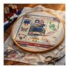 Embroidery Kit, Art Craft Sewing Project Set - Embroidery Practice Kit | For Families, Friends, Colleagues, Enthusiasts, Hobbyists, Beginners, Men,