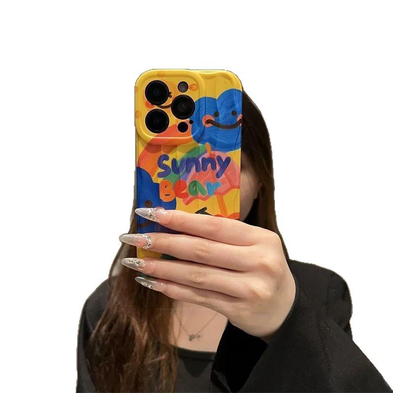 The Cute Crossbody Building Block Lanyard Is Suitable for The IPhone 16Promax Phone Case IPhone15 New Models 13 14 12 X