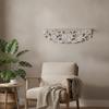 Wall Shelf with Carved Apron Decorative for Homeowners, Decorators