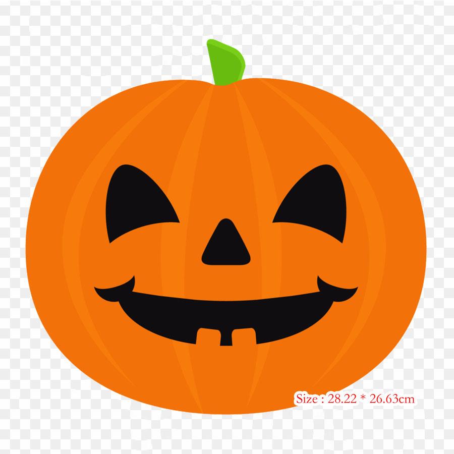 

Милый Хэллоуинский Джек-о -фонарь Термотрансферная печать Виниловые нашивки-наклейки для одежды DIY Аппликации Стираемые нашивки