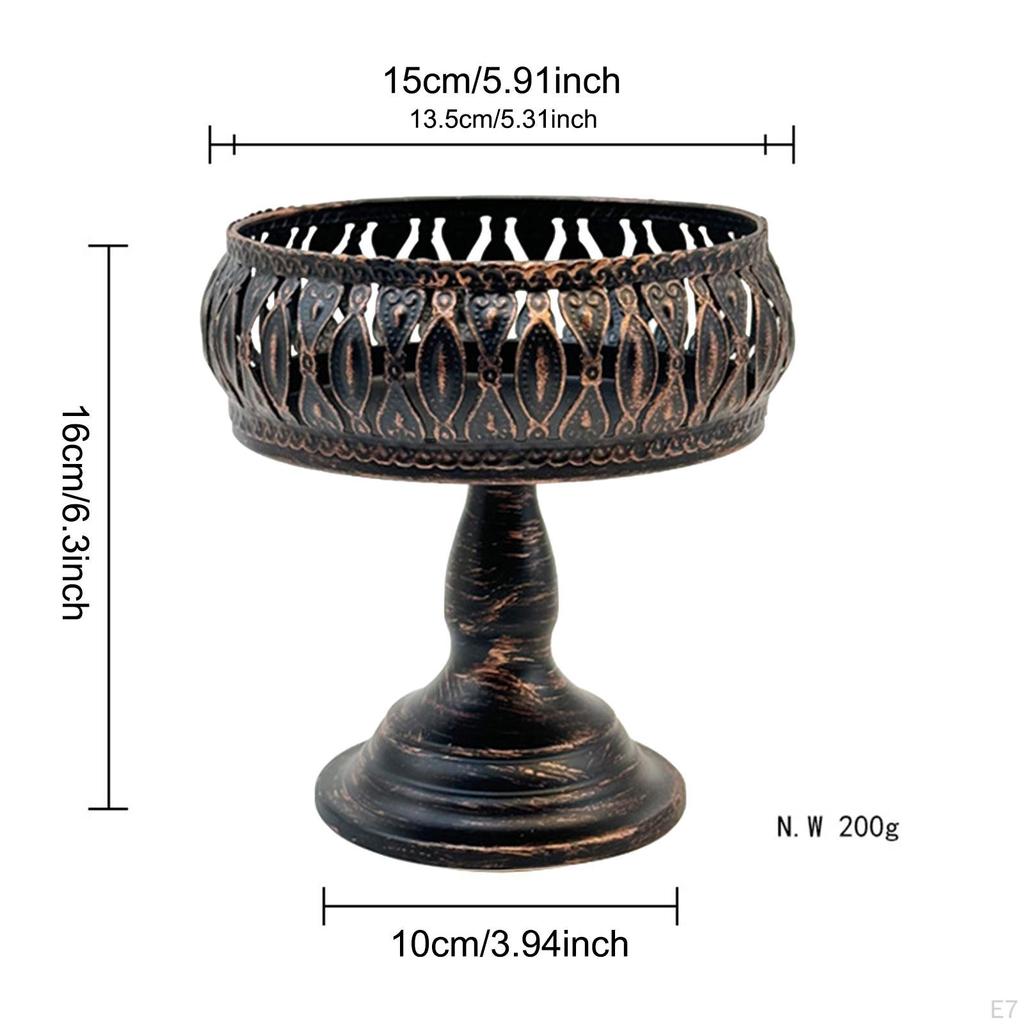 Candle Holder Serving Tray for Practical Use As a Table Centerpiece and Snack Storage In Hotels or
