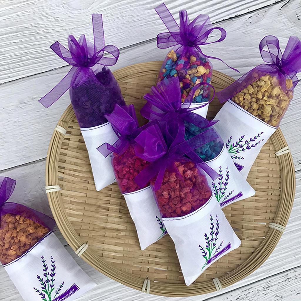 20PCS Lavender Bag Empty Sachets Bag Dried Lavender Flowers Closet Freshener Scents Bags for Drawers Fragrance