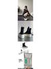 Spring 2025 Women's High-top Canvas Platform Shoes - Casual Lace-up Boots for Skirts