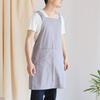 Cross Straps Minimalist Apron Cotton Handmade Apron Durable Cooking Aprons  Kitchen Use