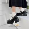 Spice Girl Mary Jane Small Leather Shoes New Spring and Autumn Japanese Jk Heightened Platform Mary Jane Single Shoes