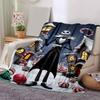 1Pc Nightmare Before Christmas Blanket Soft And Comfortable Casual Warm Camping Travel Christmas Halloween Gift M921444