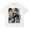 230 Gsm 100% Cotton Demon Slayer V17 Obanai Print Unisex Heavy Cotton T Shirt