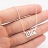 2025 Stainless Steel Year Necklace – Birthday Pendant, Bestie Gift, Versatile Slimming Chain