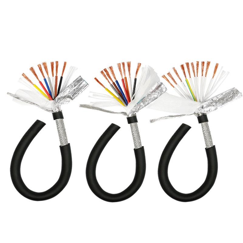 TRVVP High-Flex Shielded Drag Chain Cable, 7-24 Core, 0.3-1.5 Sq Mm, Ideal for Tank Chains
