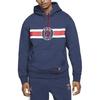 Jordan X PSG Paris Saint Germain Popover Hoodie Midnight Navy/Red/White Men Streetwear DJ3928-410