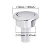 ABS Toilet Button, For Siamp Storm 33A Toilet Button Flush Chrome For 343350774 Flush Button Replacement