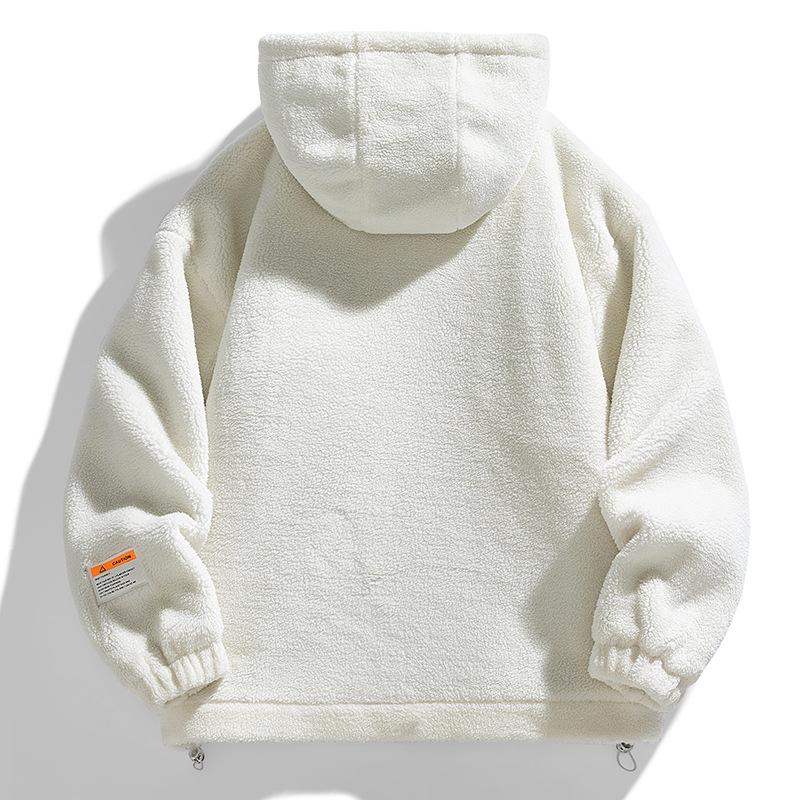 Cotton-padded Men's Winter Clothing Lamb Plush Jacket Men's Jacket Winter Cotton Clothing Men's