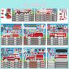 Cute Cartoon Fire Truck Puzzle For Kids With Interactive Stickers For Family Fun