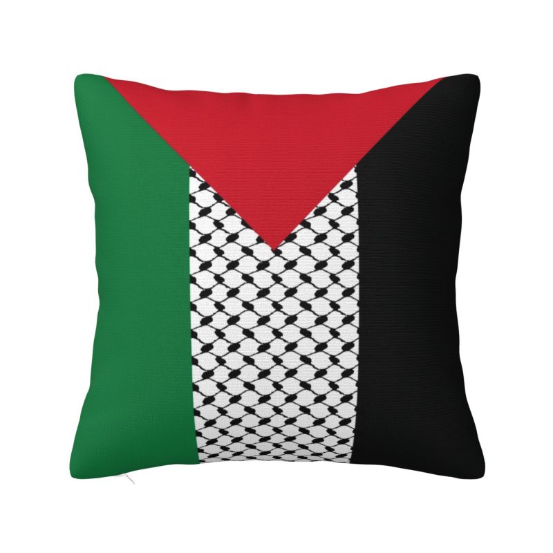 Arabisch Ethnisch Keffiyeh Kissenbezug cm Dekorative Kufiya Kunst Kissenhülle Quadratisch Polyester Kissenbezug